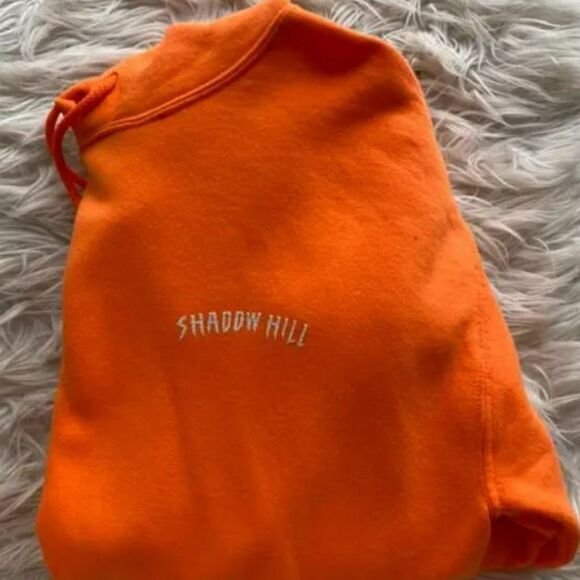 Shadow Hill Orange HOODIE – Unisex Adult Clothing - Small - Picture 4 of 7